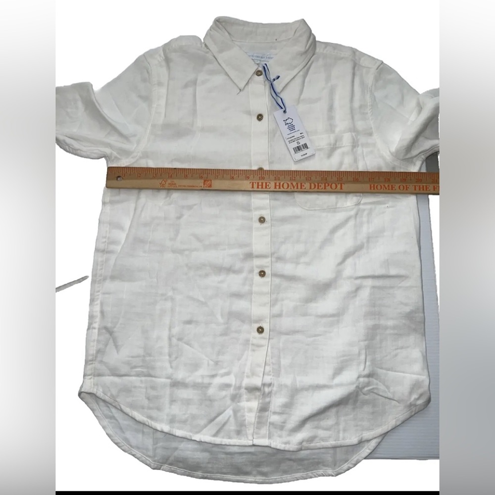 Southern Tide Women's Niki Texture Shirt - Classic White - Picture 7 of 11
